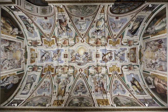 La volta della Cappella di San Lorenzo alla Scala Santa  |  | Musei Vaticani 