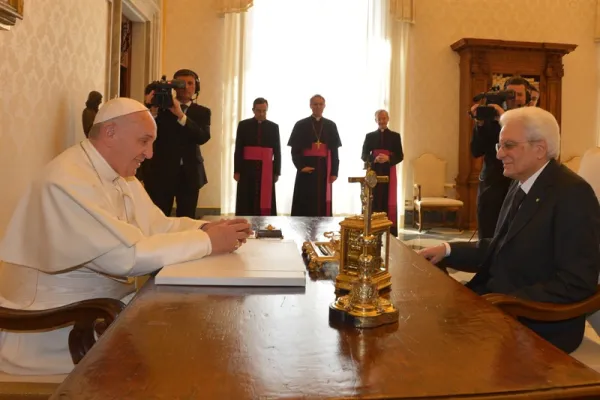 Il Papa e il Presidente della Repubblica Italiana / Presidenza della Repubblica Italiana