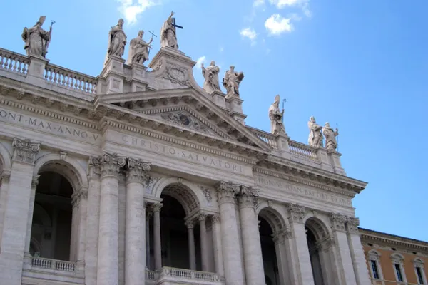 La facciata della Basilica / Credit Arcibasilica Papale San Giovanni in Laterano