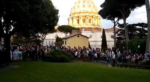 Rosario nei Giardini Vaticani |  | Alexey Gotovsky, ACI Group