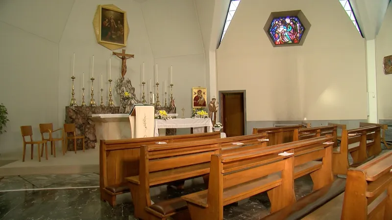 Istituto Villa Nazareth | La Chiesa dell'Istituto Villa Nazareth, dove Papa Francesco terrà una meditazione sulla parabola del Buon Samaritano | Massimiliano Valenti / ACI Group