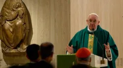 Papa Francesco durante una Messa a Santa Marta  / L'Osservatore Romano / ACI Group