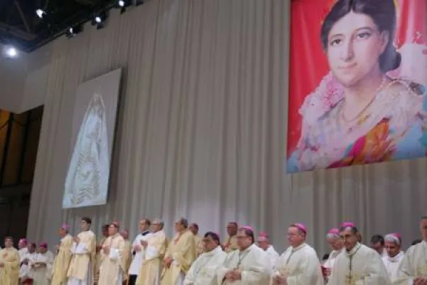 Un momento della beatificazione di Pauline Jaricot a Lione, 22 maggio 2022 / Fides 