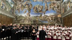 Il canto dell'Ave Maria da parte del Coro Patriarcale di Georgia e il coro della Cappella Sistina, 26 giugno 2022 / Twitter