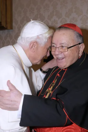 Benedetto XVI con il Cardinale Giordano |  | L'Osservatore Romano