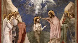 Giotto, Battesimo di Gesù, Cappella degli Scrovegni, Padova / Credit pd