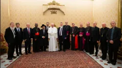 L'incontro tra Papa Francesco e il bilaterale della Commissione della S. Sede per i rapporti religiosi con l’Ebraismo e il Gran Rabbinato d’Israele, 19 novembre 2018 / Patriarcato Latino di Gerusalemme / Vatican Media