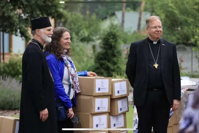 L'arcivescovo Grusas, presidente del CCEE, in Ucraina |  | CCEE