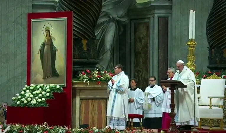 Papa Francesco celebra la messa del 1 gennaio 2017 |  | CTV