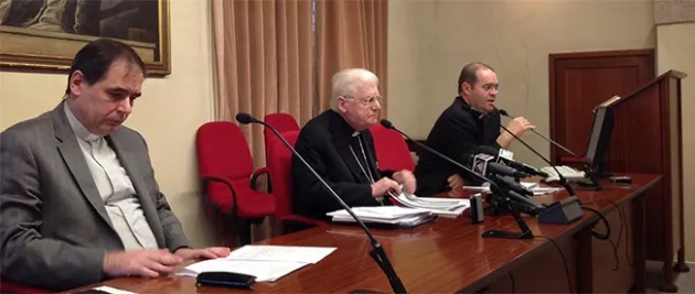 Conferenza Stampa nella Chiesa di Milano | La conferenza stampa durante la quale l'arcidiocesi di Milano ha svelato il programma della visita di Papa Francesco | chiesadimilano.it