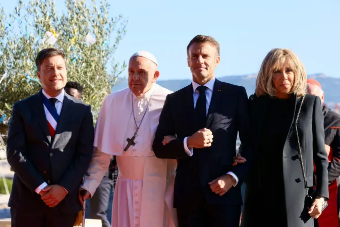 Papa Francesco al Palais du Pharo - Daniel Ibanez CNA |  | Papa Francesco al Palais du Pharo - Daniel Ibanez CNA