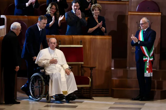 Il Papa in Campidoglio |  | Daniel Ibanez CNA