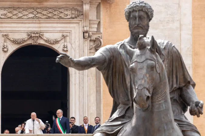 Il Papa in Campidoglio |  | Daniel Ibanez CNA