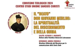 La locandina del convegno / Credit Centro Studi Sanguis Christi