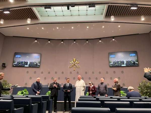 Il Meeting Point di ieri in Sala Stampa Vaticana | Il Meeting Point di ieri in Sala Stampa Vaticana | Credit AA/ Aci Group