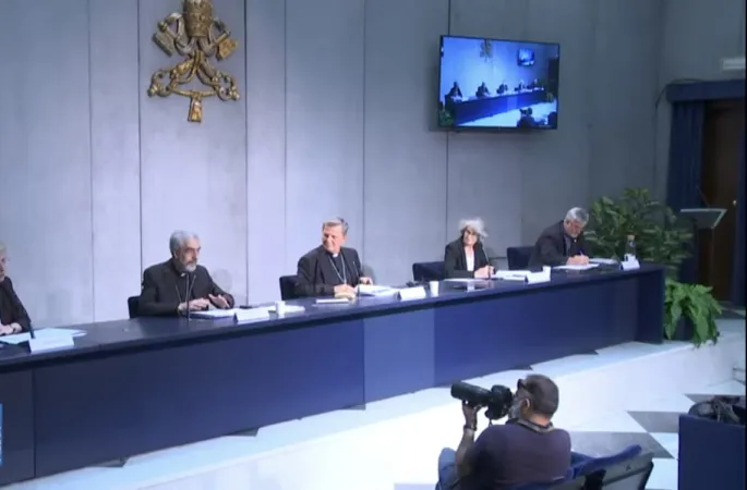 La conferenza stampa |  | Vatican Media / ACI Group