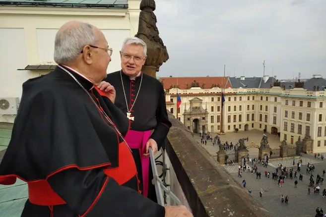 Alcuni momenti della vista del Cardinale Sandri a Praga |  | CCO