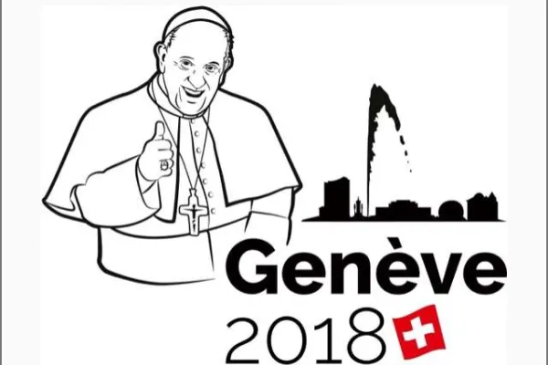 Il logo della visita di Papa Francesco a Ginevra / Diocesi Losanna - Ginevra - Friburgo