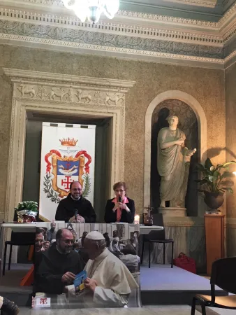 Padre Ibrahim presenta il suo libro libro |  | VG / ACI stampa