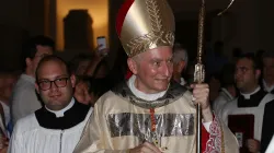 Il Cardinale Pietro Parolin alla consacrazione della Chiesa Madre di Cassino come Con-Cattedrale della diocesi di Sora-Cassino-Aquino-Pontecorvo, Cassino 12 agosto 2018 / Giovanni Mancini 