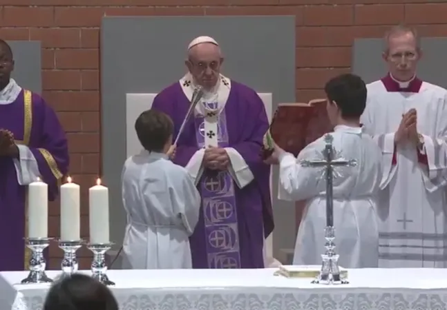 Papa Francesco celebra la Messa a San Gelasio I |  | Vatican Media