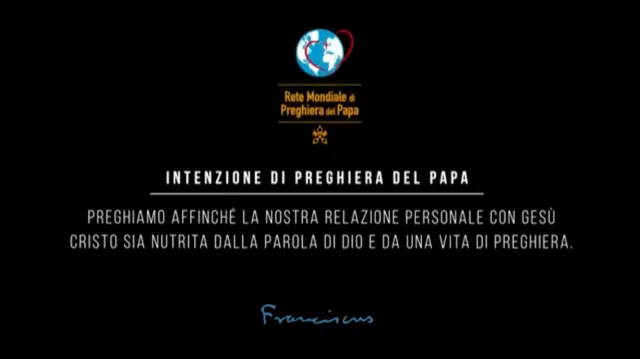 L'ultimo video del mese della Rete Mondiale di preghiera |  | Vatican News / ACI Group