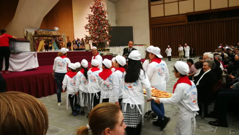 La pizza preparata per il Papa |  | Marco Dragone, ACI Stampa