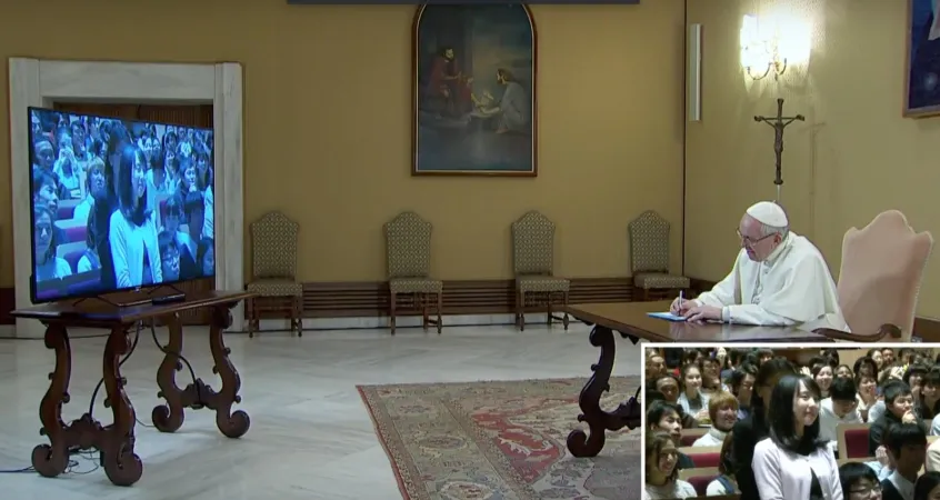 Papa Francesco in collegamento |  | Youtube