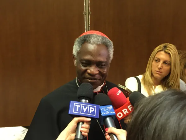 Il Cardinale Peter Turkson, Presidente del Pontificio Consiglio Giustizia e Pace |  | Marco Mancini Acistampa