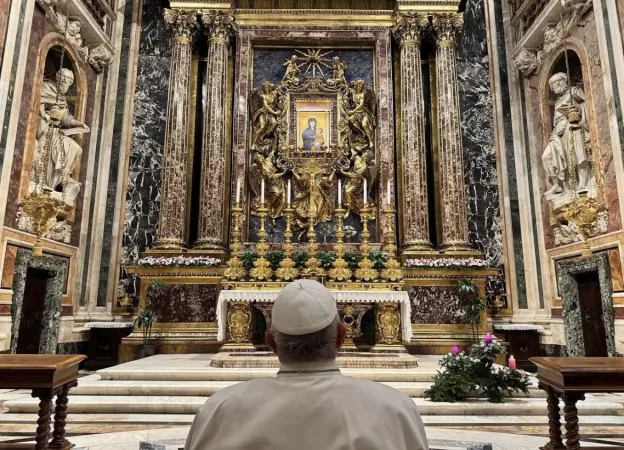 Il Papa a Santa Maria Maggiore |  | Vatican Media / ACI group