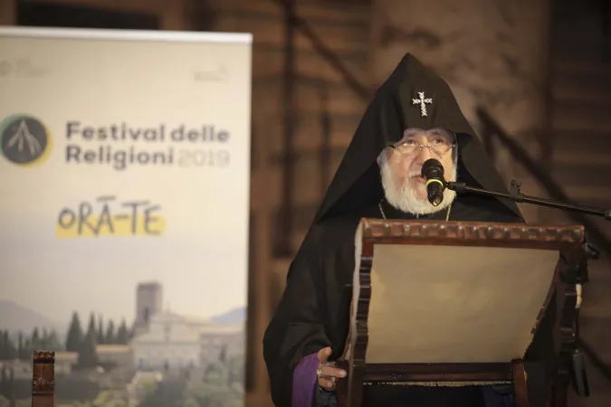 Karekin II  | Il Catholicos Armeno Karekin II parla al Festival delle Religioni | Festival delle Religioni, per gentile concessione 