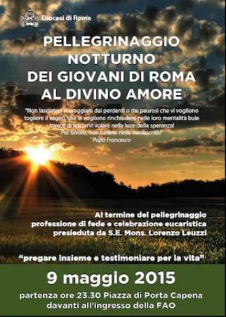 La locandina del pellegrinaggio | La locandina del pellegrinaggio | Ufficio della pastorale universitaria della Diocesi di Roma 