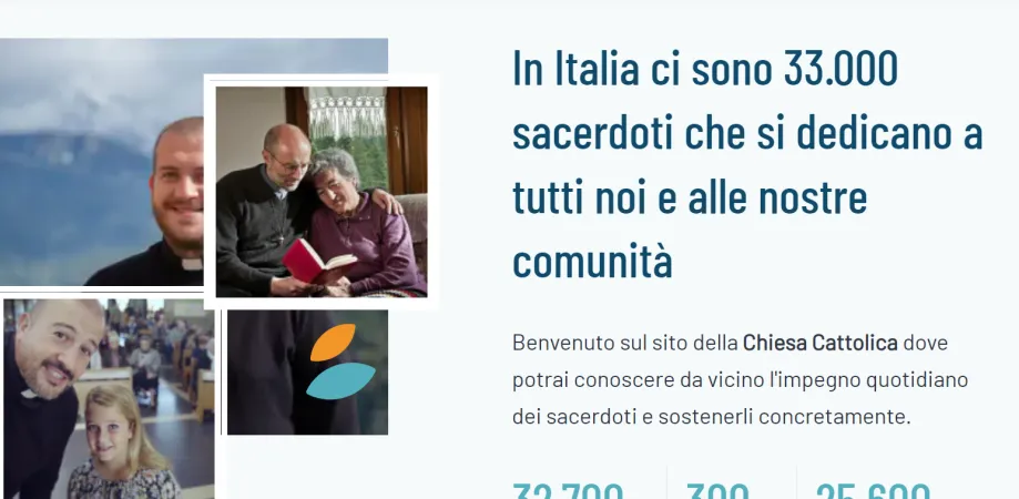 Screenshot sito |  | Uniti nel dono sito