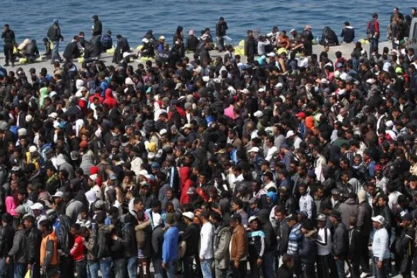 Arrivo degli immigrati a Lampedusa / ONUItalia