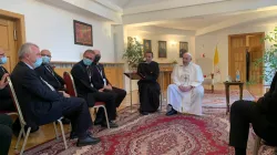 Papa Francesco con i gesuiti slovacchi, Bratislava, 13 settembre 2021 / La Civiltà Cattolica