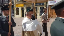 L'arcivescovo Bober durante una processione / Arcidiocesi di Kosice