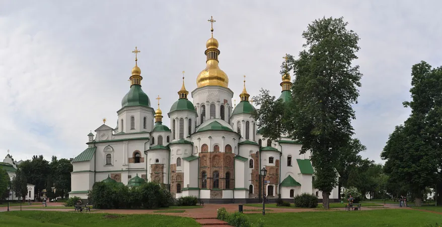 Cattedrale Greco Cattolica di Santa Sofia | La cattedrale di Santa Sofia a Kiev, dove è stata presentata la produzione del facsimile della Bibbia di Halych lo scorso 23 novembre  | Wikimedia Commons