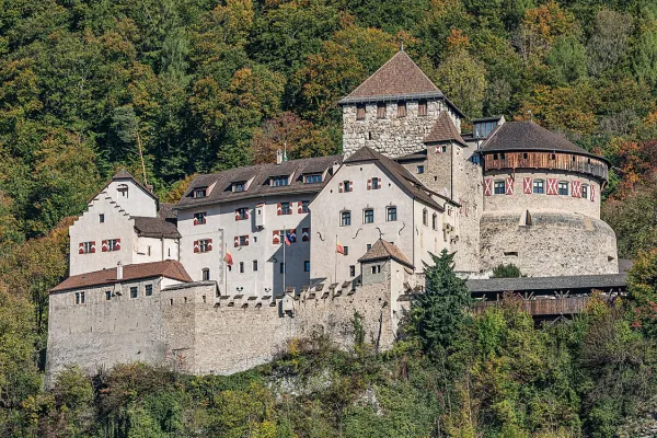 Il castello di Vaduz, in Liechtenstein / Wikimedia Commons