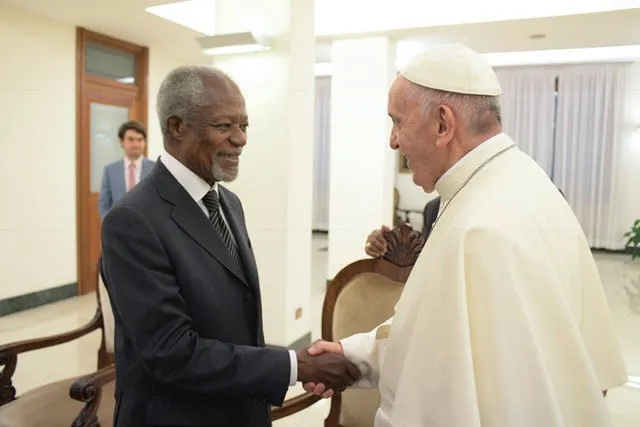 Papa Francesco e Kofi Annan |  | L'Osservatore Romano, ACI Group