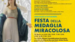 Il manifesto della festa della Madonna della Medaglia Miracolosa / Credit Santuario Madonna del Miracolo