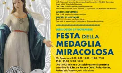 Il manifesto della festa della Madonna della Medaglia Miracolosa / Credit Santuario Madonna del Miracolo