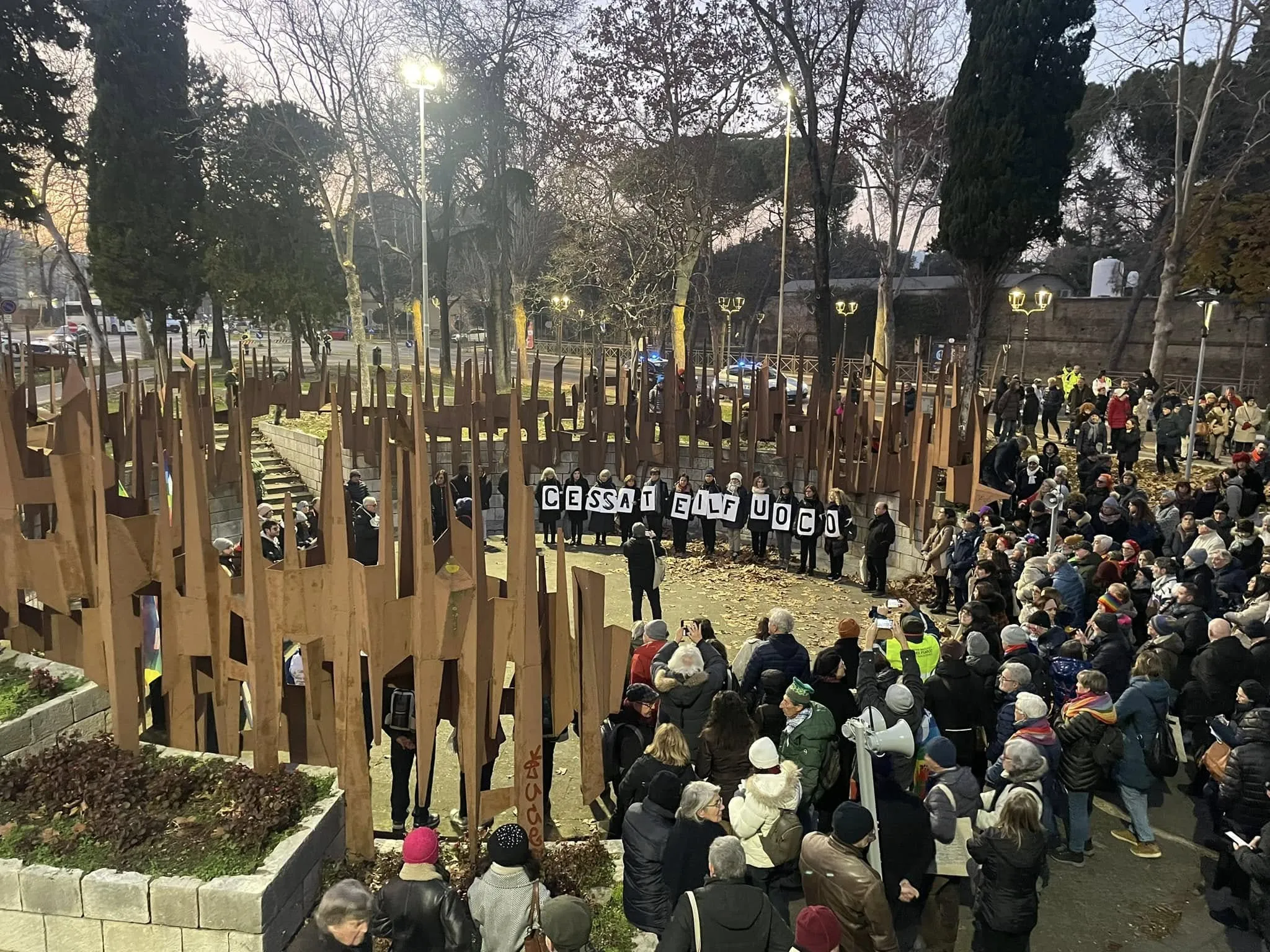 Alcune immagino della marcia per la Pace