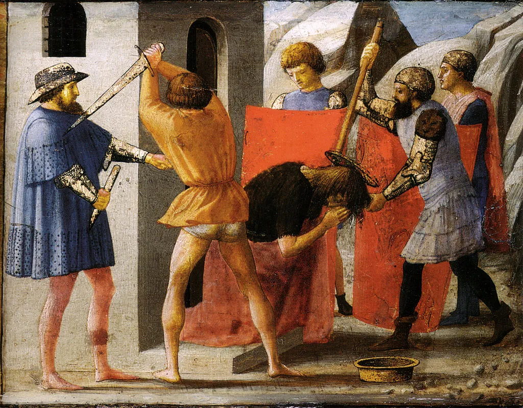 Masaccio, Martirio di San Giovanni Battista