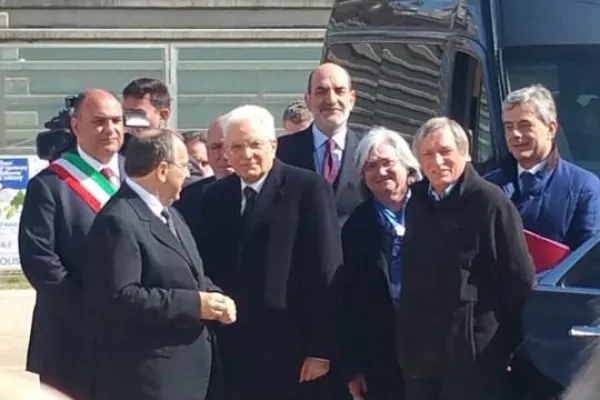 L'arrivo del presidente Mattarella a Locri / Pagina Facebook "Libera contro le Mafie"