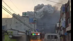 Il rogo nell'ospedale Sejong di Miryang, in Corea del Sud, che ha causato la morte di 37 persone / YouTube