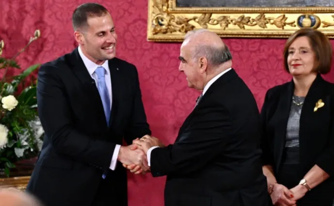 Il presidente maltese Vella e il primo ministro Abela |  | President of Malta - Twitter