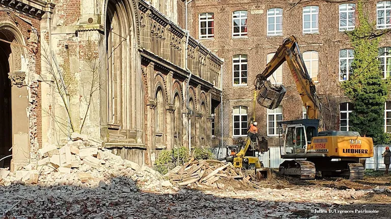 Chapelle St. Joseph, Lille | La demolizione della Chapelle St. Joseph a Lille | Urgences Patrimoine