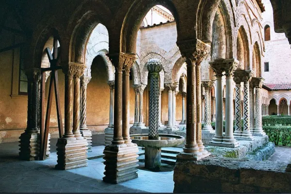 Il chiostro della chiesa di S. Maria La Nuova a Monreale / Credit Ministero della Cultura