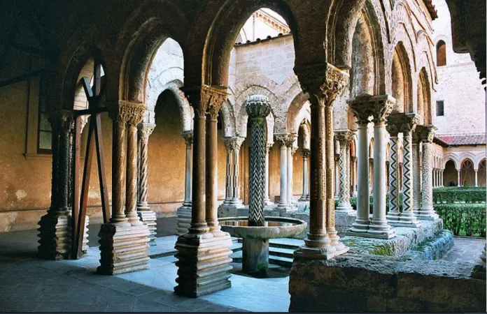 Il chiostro della chiesa di S. Maria La Nuova a Monreale | Il chiostro della chiesa di S. Maria La Nuova a Monreale | Credit Ministero della Cultura