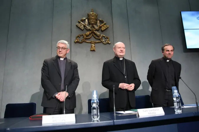 Pompili, Ravasi, Bressan, Expo2015 | La Santa Sede all'Expo2015. Presentazione | Daniel Ibáñez/ACI PRENSA